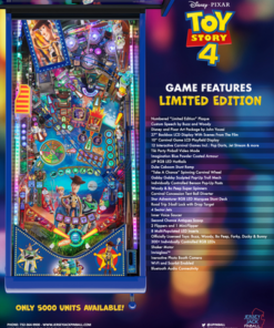 Toy Story 4 Pinball Machine - Limited Edition Model