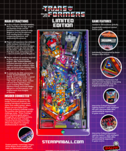 Transformers Limited Edition (LE) Pinball Machine