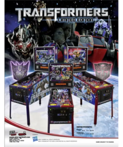 Transformers Limited Edition Pinball Machine by Stern