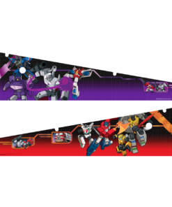 Transformers Pinball Art Blades featuring intricate hand-drawn artwork