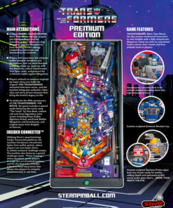 Transformers Premium Edition Pinball Machine