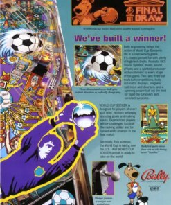 World Cup Soccer Pinball Machine by Bally