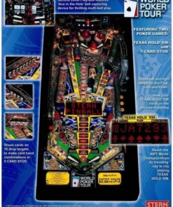 World Poker Tour Pinball Machine by Stern