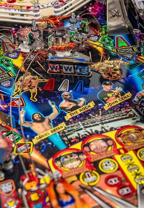 WWE Wrestlemania Pro Pinball Machine by Stern