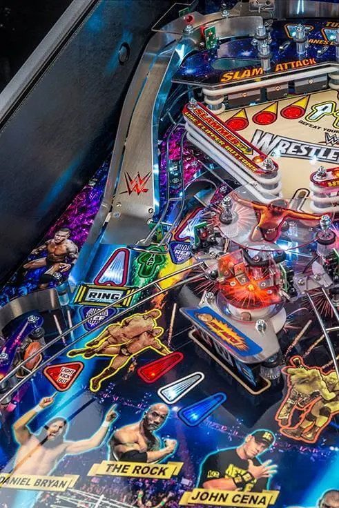 WWE Wrestlemania Pro Pinball Machine by Stern