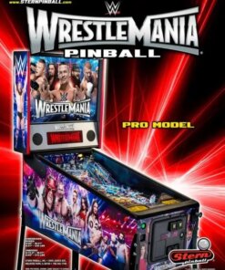 WWE Wrestlemania Pro Pinball Machine by Stern